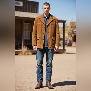 Vintage COAST TO COAST  Corduroy Lined Jacket.